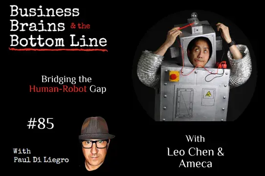 Ep.85: Bridging the Human-Robot Gap, With Leo Chen and Ameca