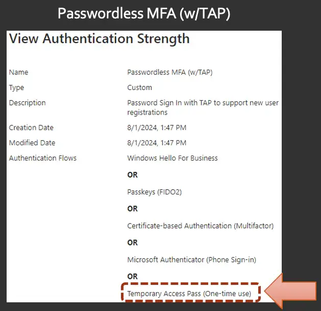 Passwordless MFA